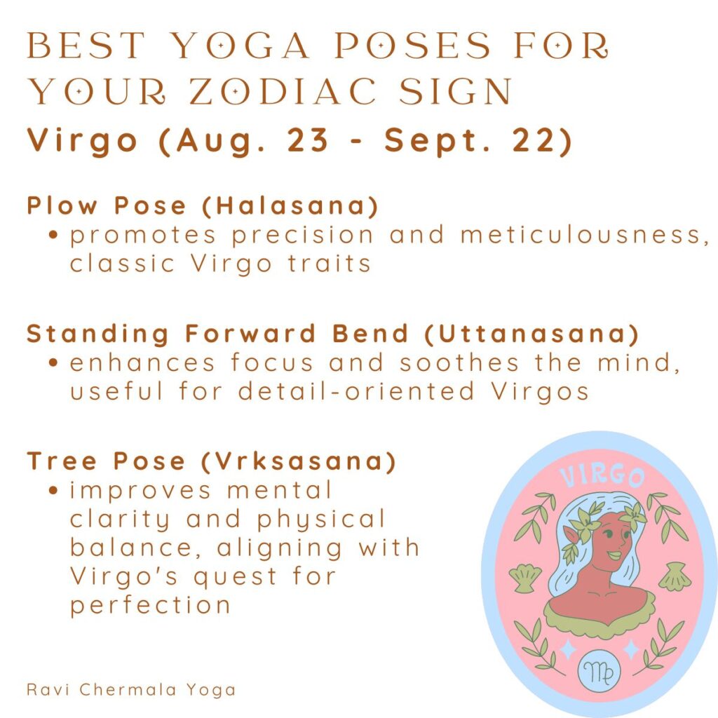 best yoga poses for virgo zodiac sign